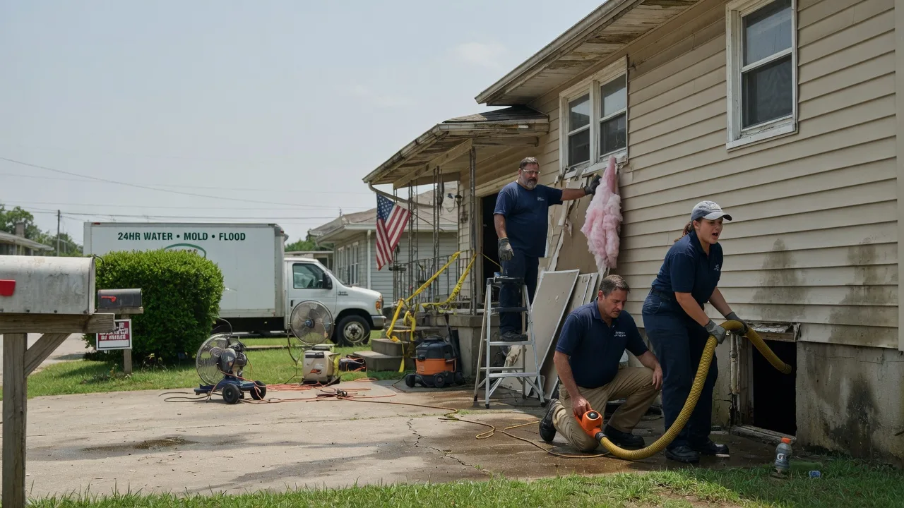 Water Damage Repair in Tussy, OK near me